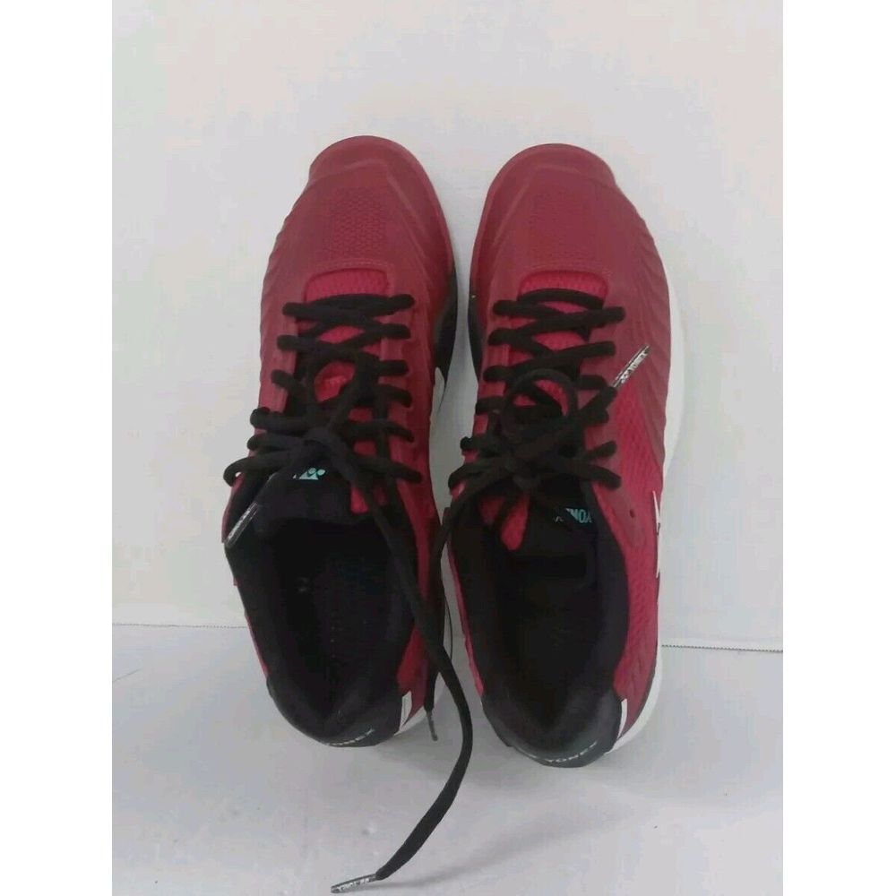 Yonex Power Cushion Red Tennis‎ Shoes with Black Laces Athletic Sport Sneakers
